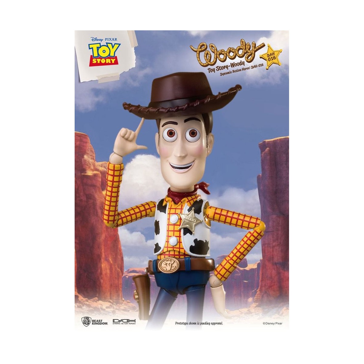 Beast Kingdom - Toy Story Woody - Dynamic Action Heroes 1/9 action figure