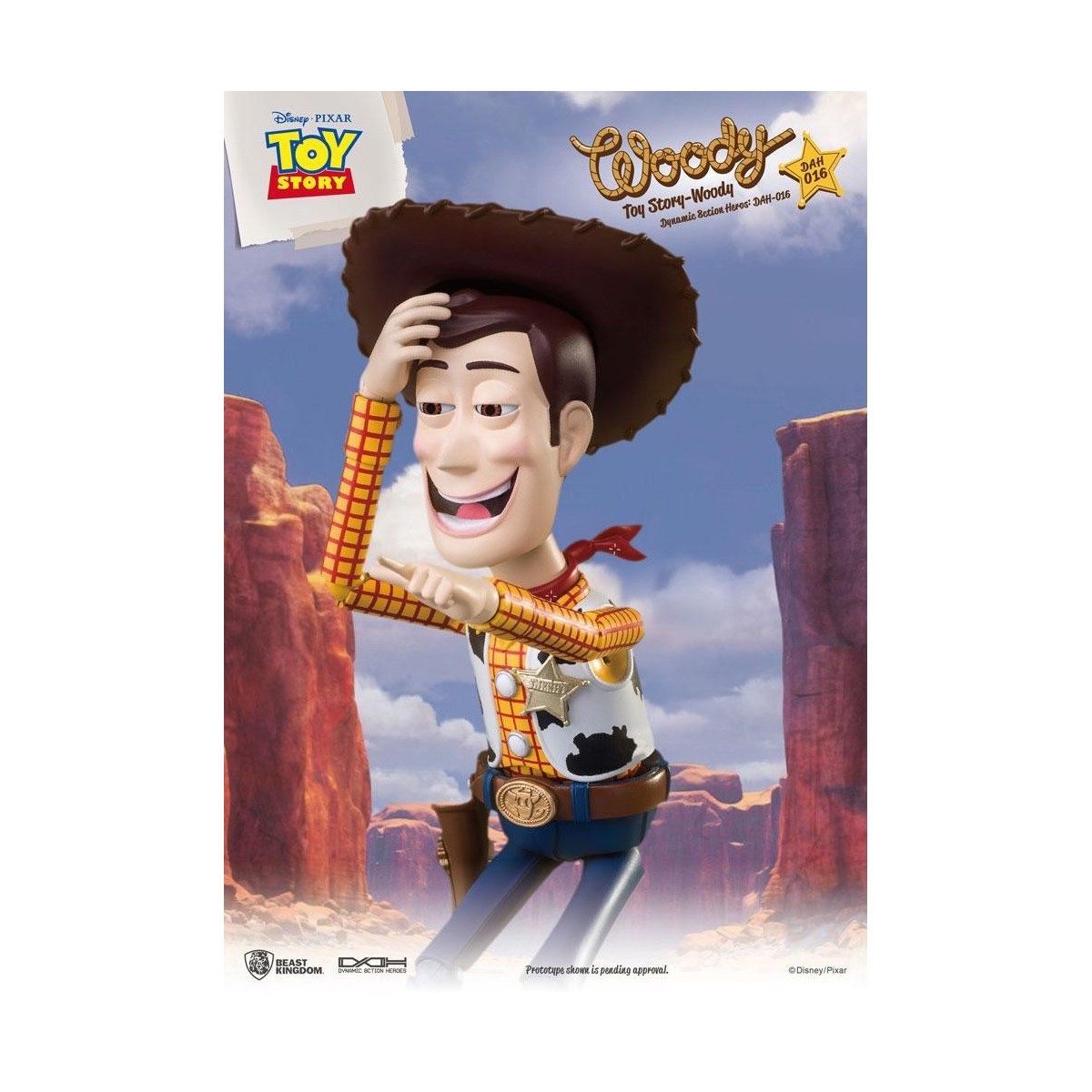 Beast Kingdom - Toy Story Woody - Dynamic Action Heroes 1/9 action figure