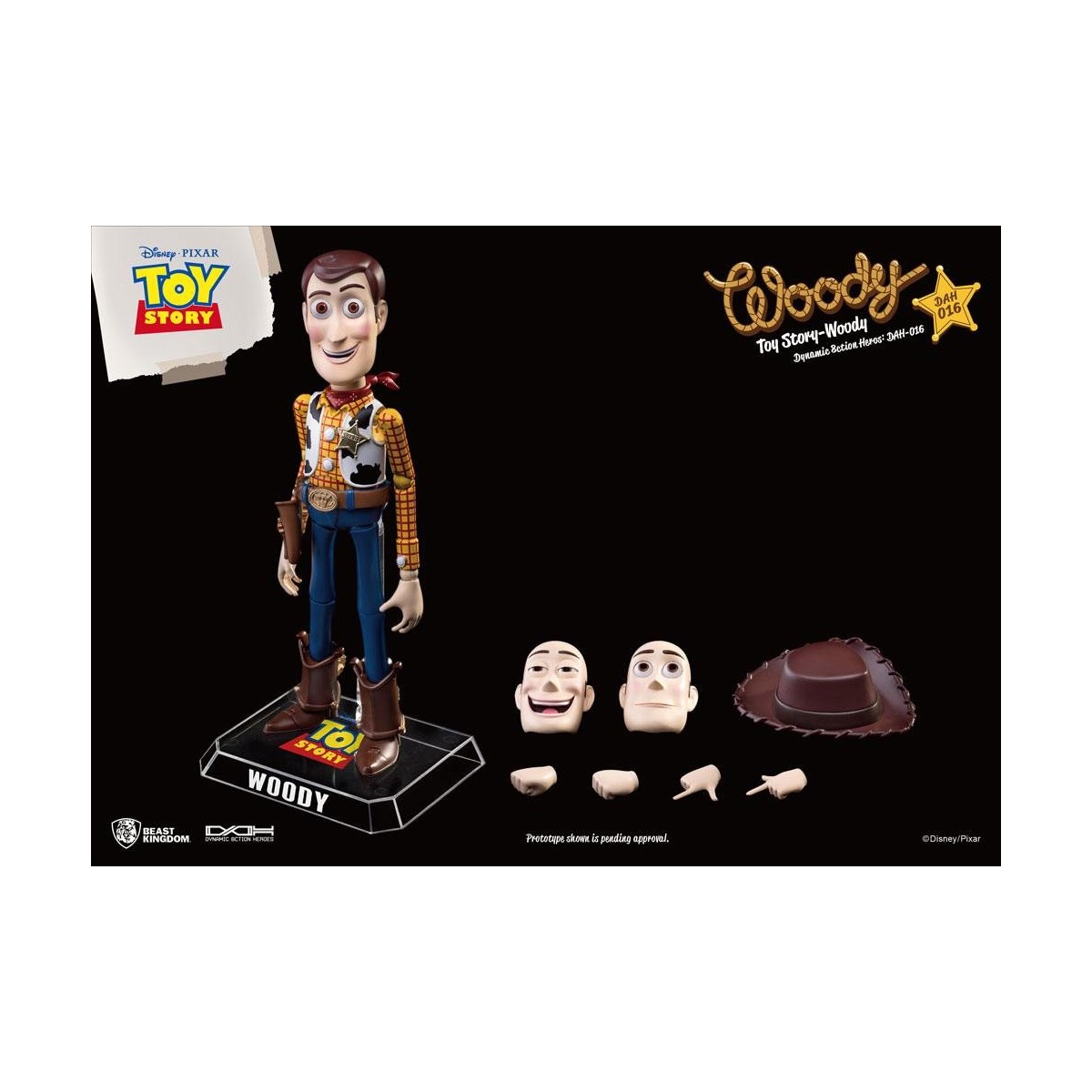 Beast Kingdom - Toy Story Woody - Dynamic Action Heroes 1/9 action figure