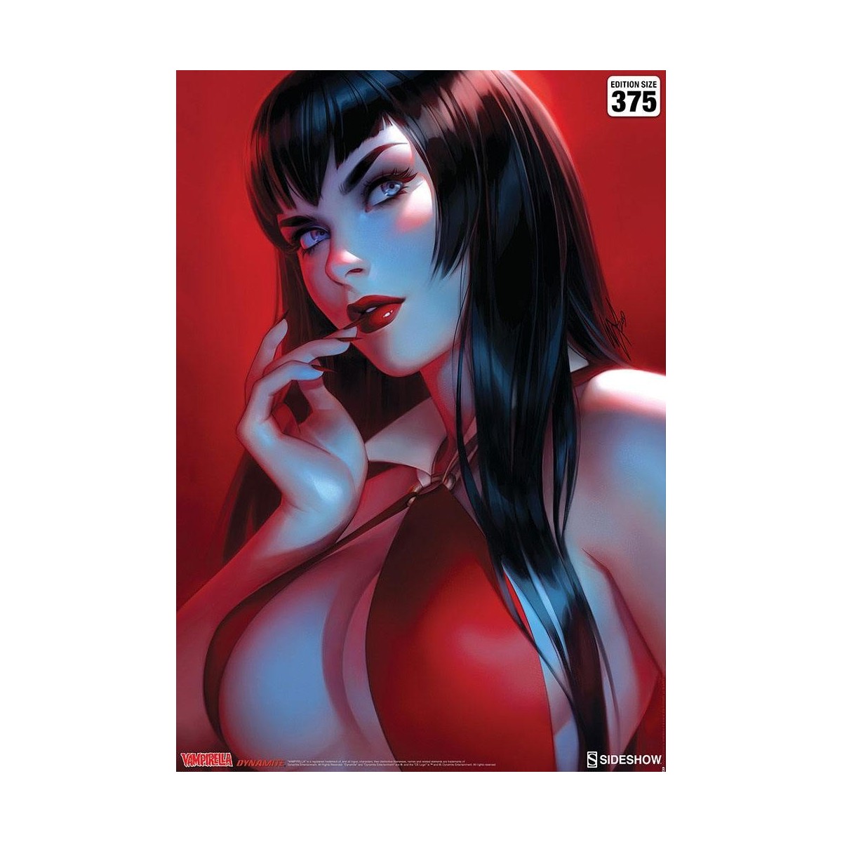 Sideshow - Vampirella Art Print by Warren Louw - 61 x 46 cm - unframed