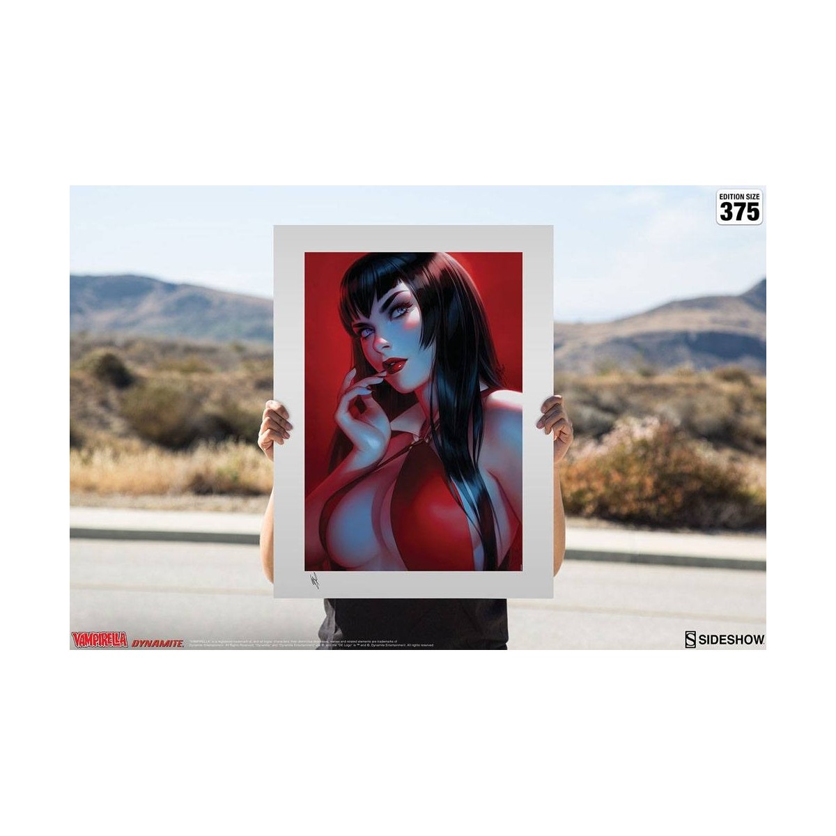 Sideshow - Vampirella Art Print by Warren Louw - 61 x 46 cm - unframed