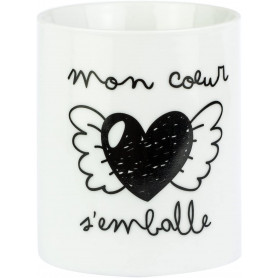 Ceramic Mug My heart is racing