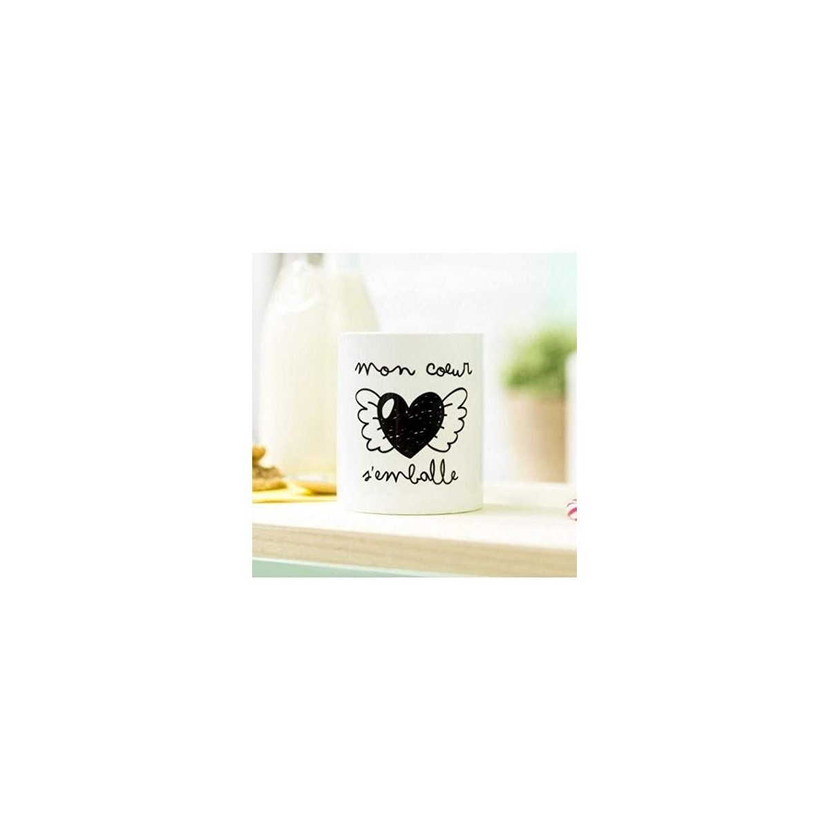Ceramic Mug My heart is racing