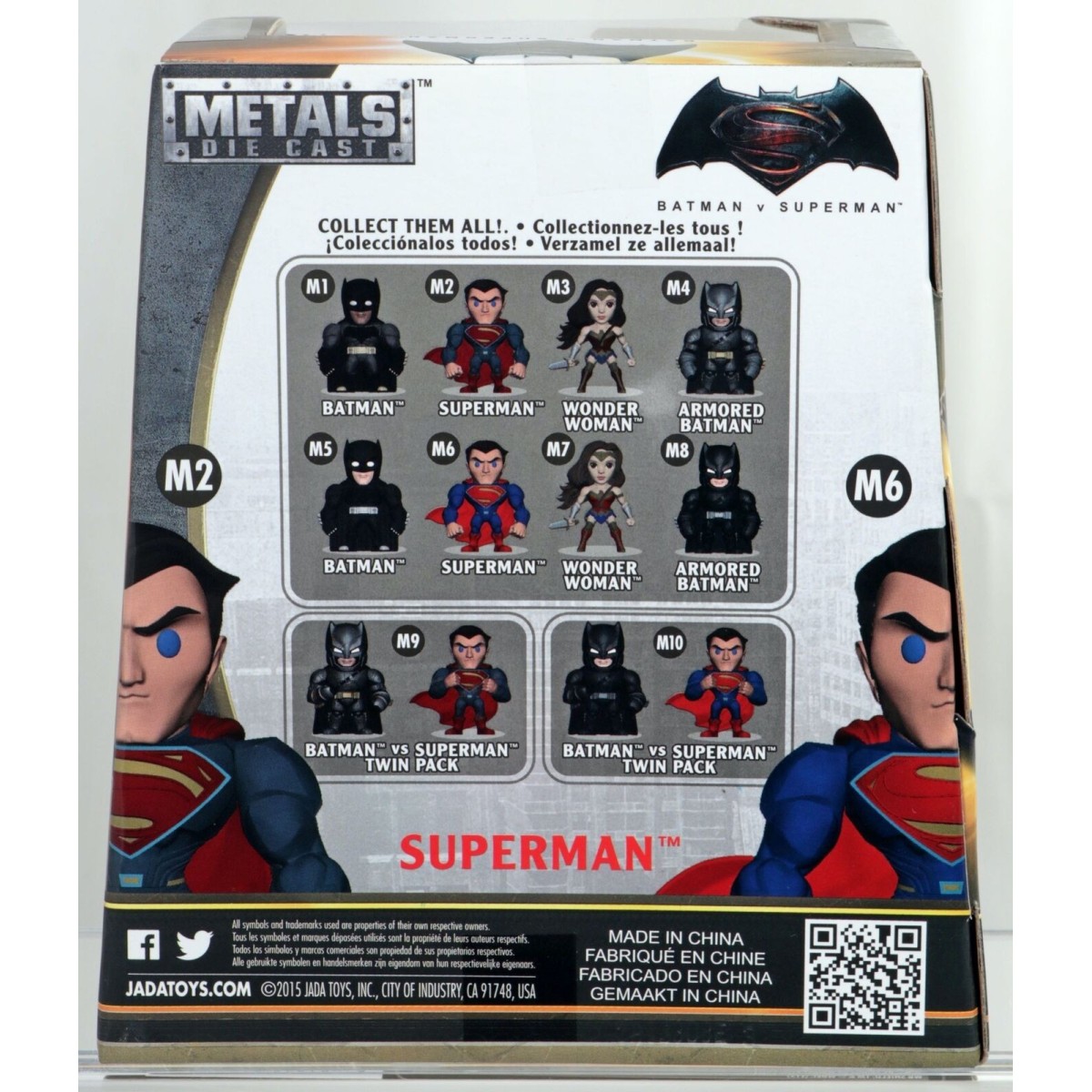 Jada Figurine Métal Superman - Batman v Superman