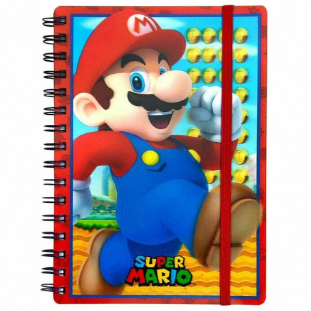 Nintendo Mario - Super Mario Lenticular A5 Notebook
