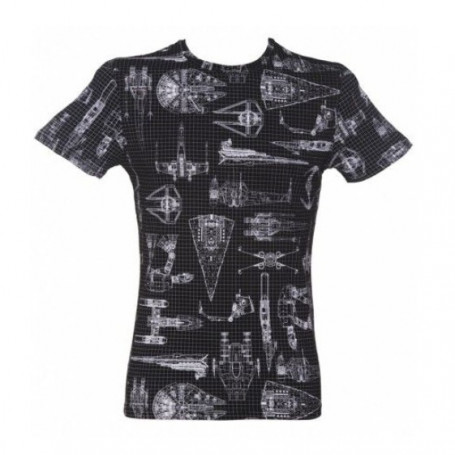 Star Wars  - T-shirt Homme - Vaisseaux et Véhicules XXL