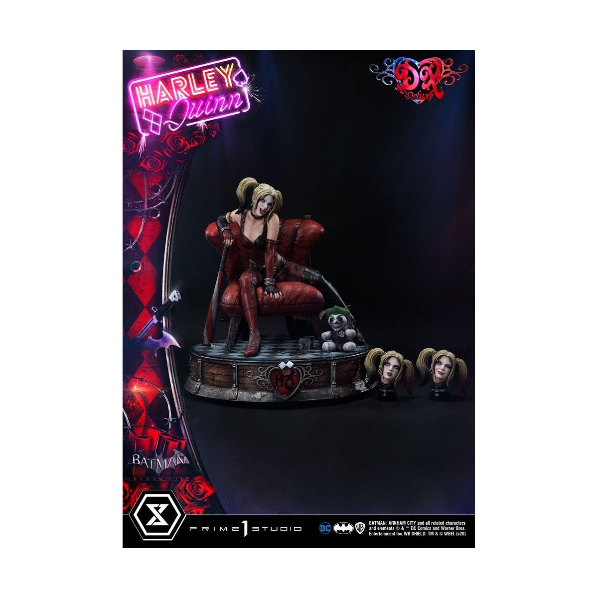 Prime 1 Studio - Harley Quinn Deluxe Bonus Version 1:3 Scale Statue - Batman Arkham City