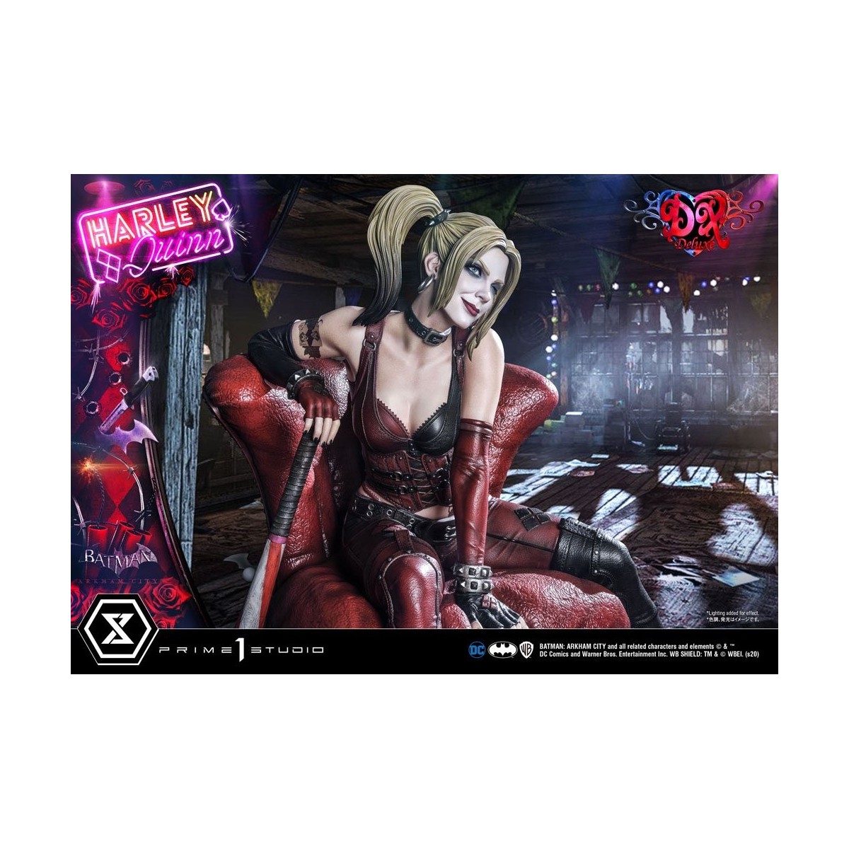 Prime 1 Studio - Harley Quinn Deluxe Bonus Version 1:3 Scale Statue - Batman Arkham City