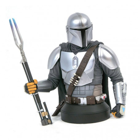 Gentle Giant - Star Wars The Mandalorian Full Beskar Armor 1/6 Bust - SDCC 2020 Exclusive