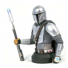Gentle Giant - Star Wars The Mandalorian Full Beskar Armor 1/6 Bust - SDCC 2020 Exclusive