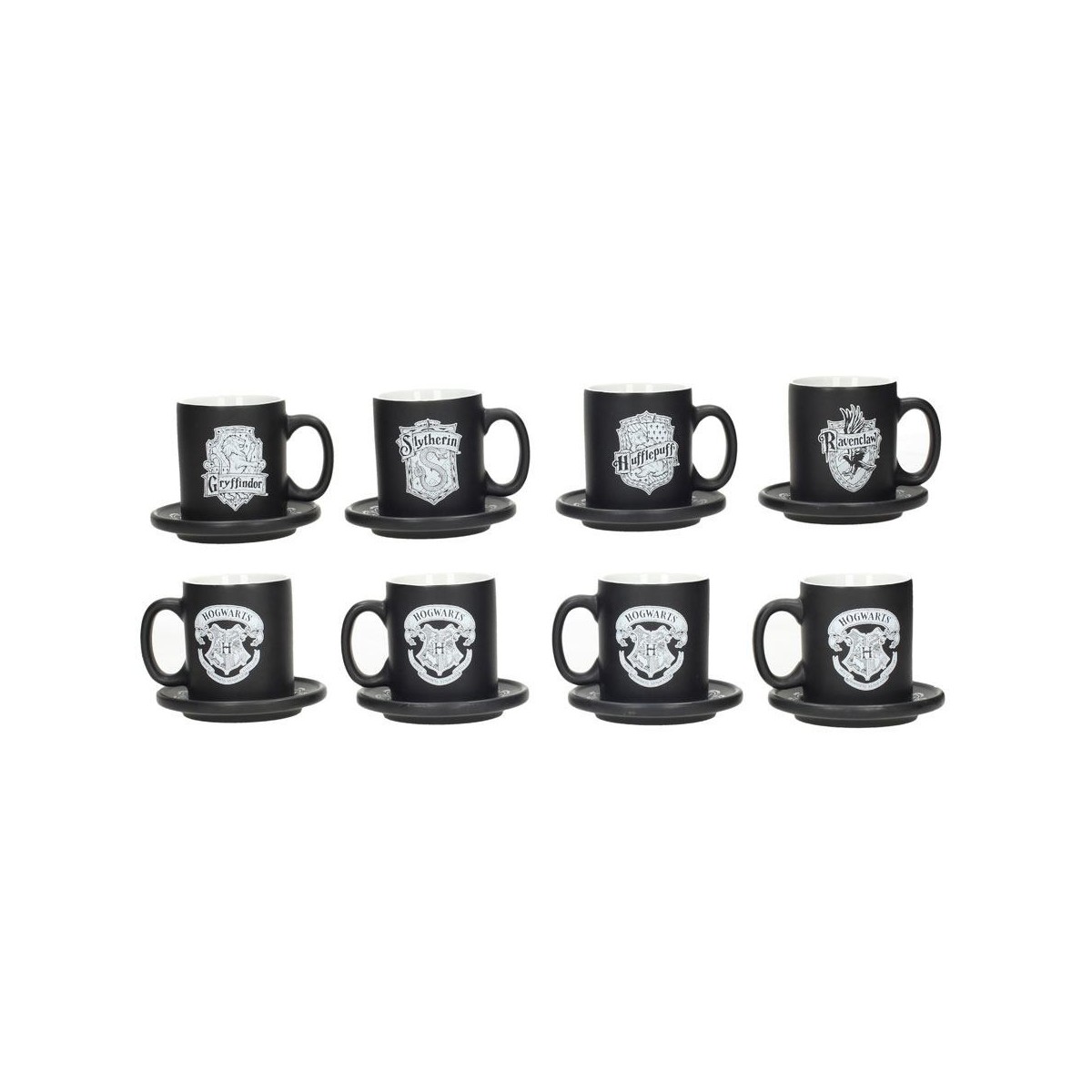 Harry Potter - set of 4 espresso cups EMBLEMS
