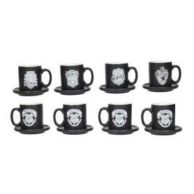 Harry Potter - set of 4 espresso cups EMBLEMS