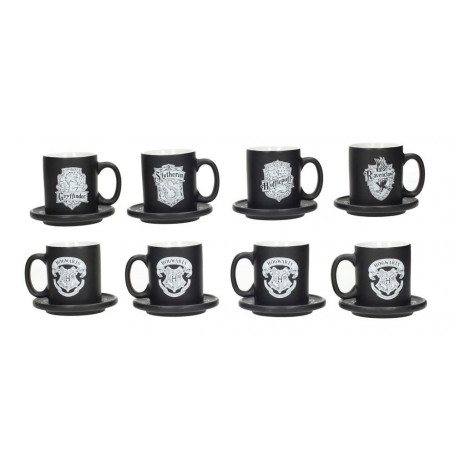 Harry Potter - set of 4 espresso cups EMBLEMS