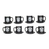 Harry Potter - set of 4 espresso cups EMBLEMS