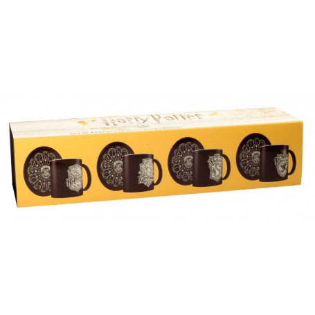 Harry Potter - set of 4 espresso cups EMBLEMS