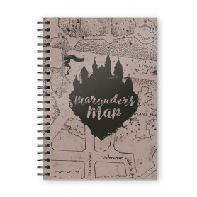 Harry Potter Marauders Map - Notebook A5
