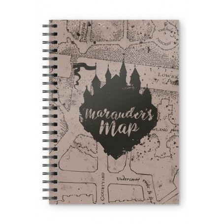 Harry Potter Marauders Map - Notebook A5