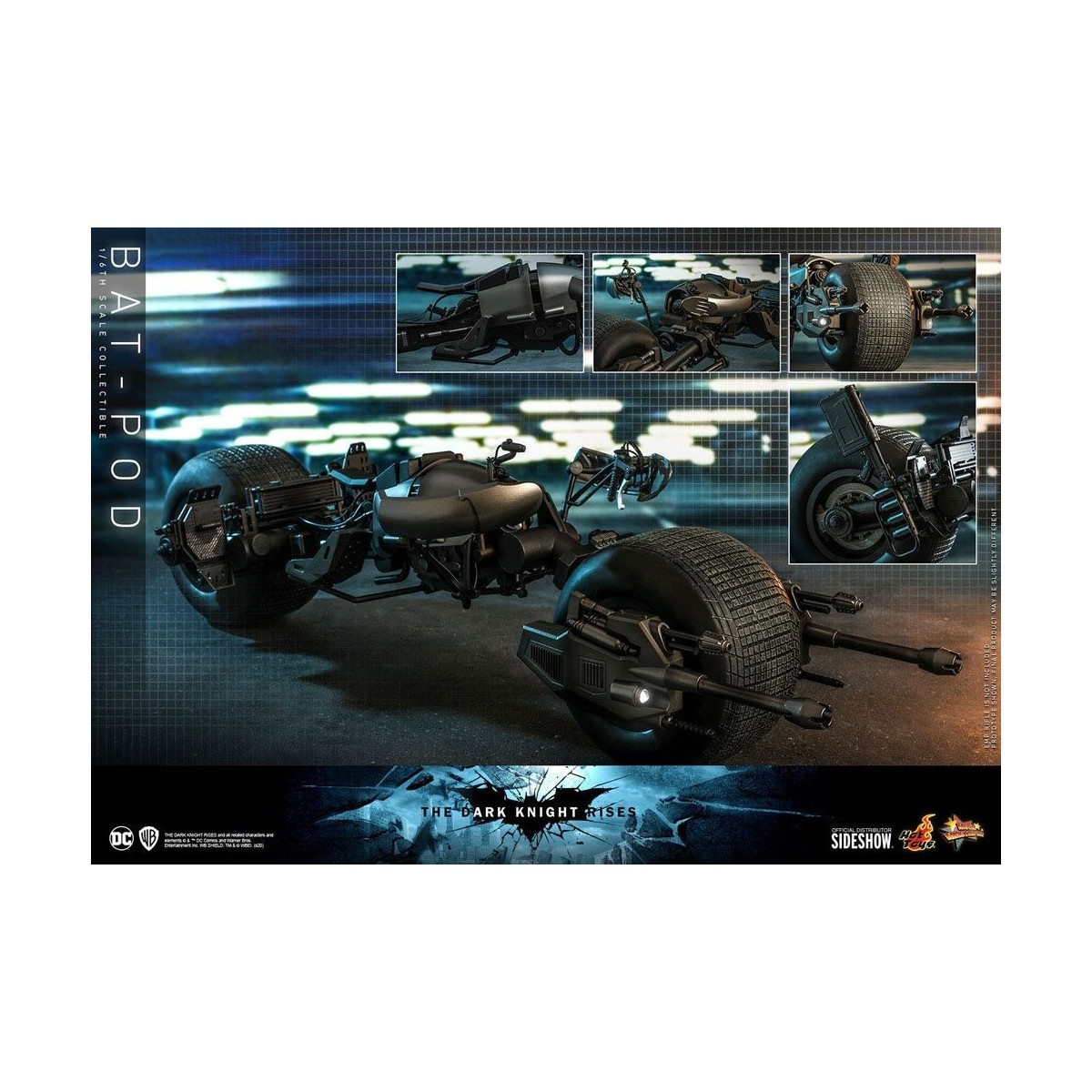 Hot Toys - Movie Masterpiece Batpod Batman The Dark Knight Rises V2 1/6