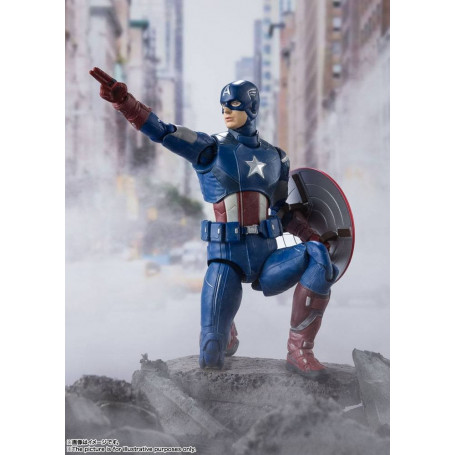 Bandai/Tamashii - Marvel - Avengers Assemble CAPTAIN AMERICA - SH Figuarts SHF