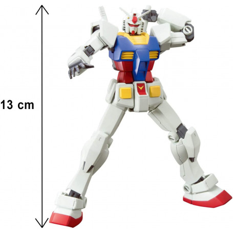 Bandai - Gunpla - 1/144 HGUC RX-78-2 GUNDAM Figurine
