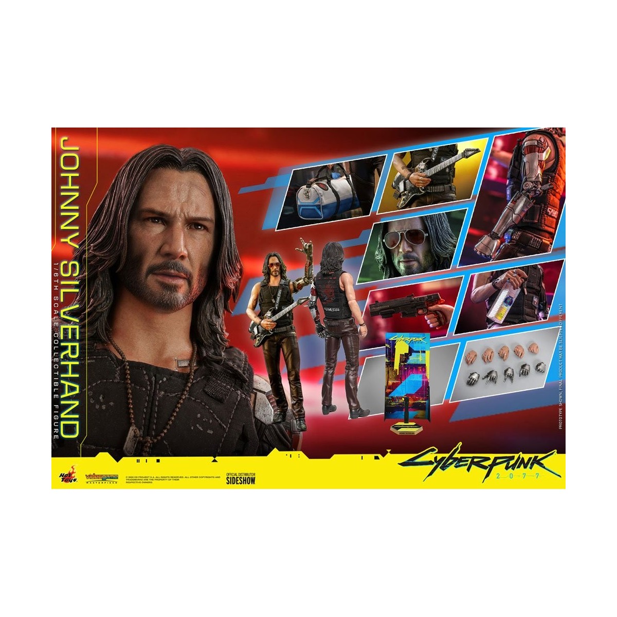 Hot Toys Cyberpunk 2077 - Johnny Silverhand - Video Game Masterpiece 1/6 action figure
