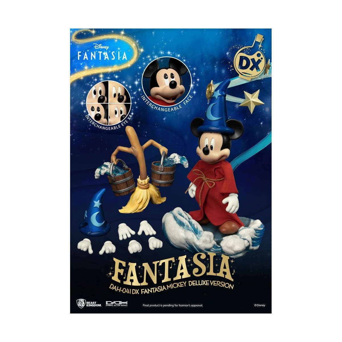 Beast Kingdom - Mickey Fantasia Deluxe Version - Dynamic Action Heroes 1/9 action figure