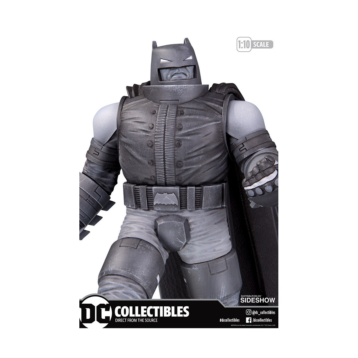 DC Direct Armored Batman Black & White statue by Frank Miller