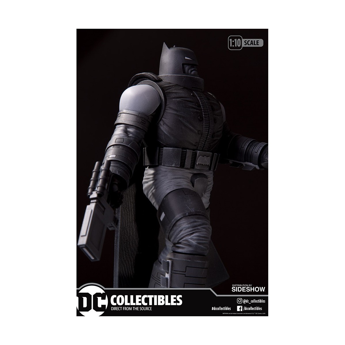 DC Direct Armored Batman Black & White statue by Frank Miller