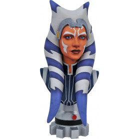 Diamond Select Toys - Ahsoka Tano LEGENDS IN 3D 1/2 Scale Bust by Gentle Giant