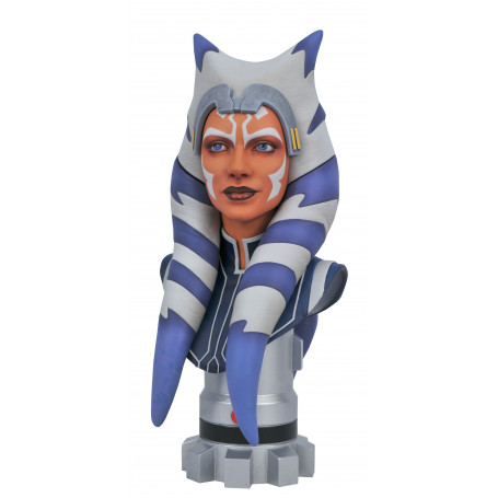 Diamond Select Toys - Ahsoka Tano LEGENDS IN 3D 1/2 Scale Bust by Gentle Giant