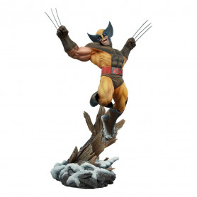 Sideshow Wolverine Brown Costume Premium Format