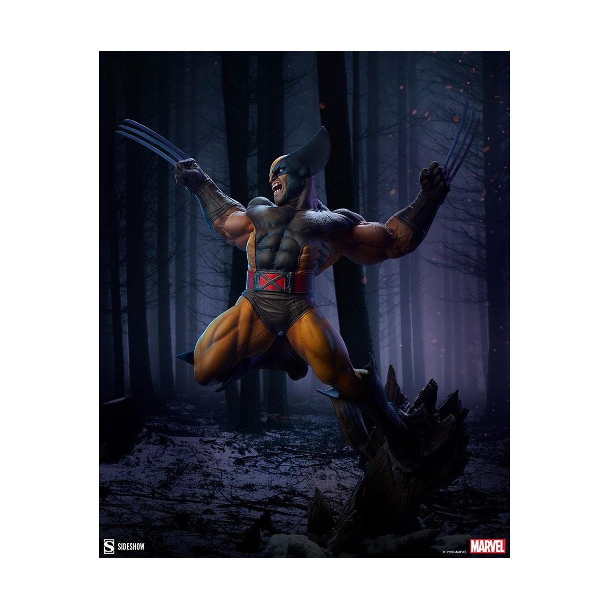 Sideshow Wolverine Brown Costume Premium Format