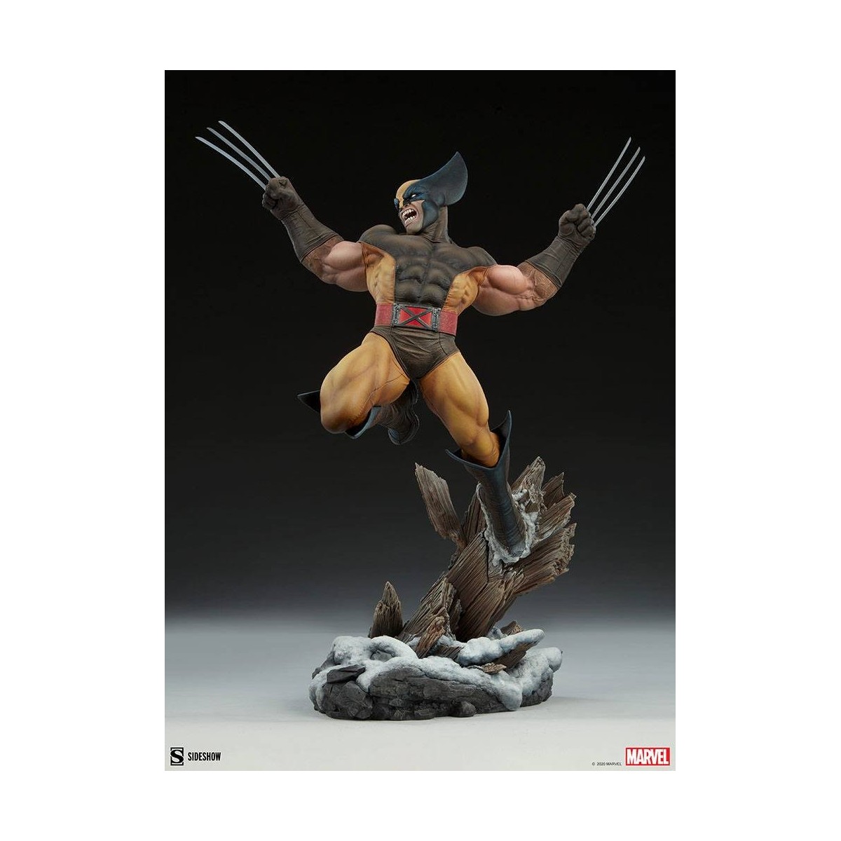 Sideshow Wolverine Brown Costume Premium Format