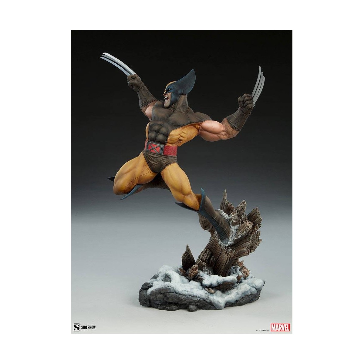 Sideshow Wolverine Brown Costume Premium Format