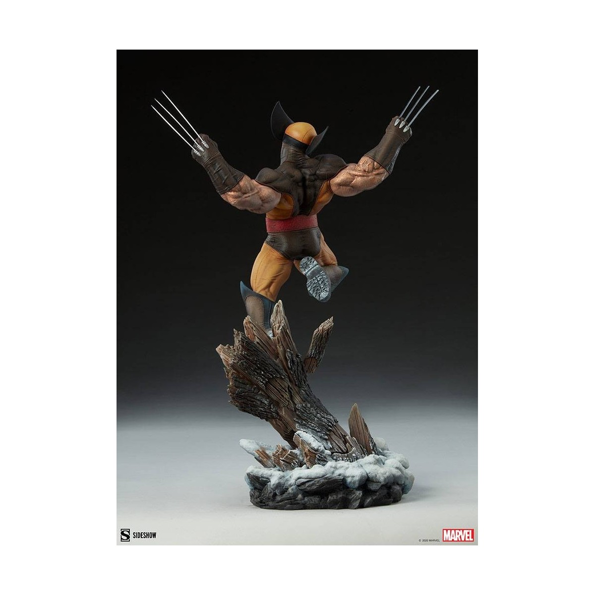 Sideshow Wolverine Brown Costume Premium Format