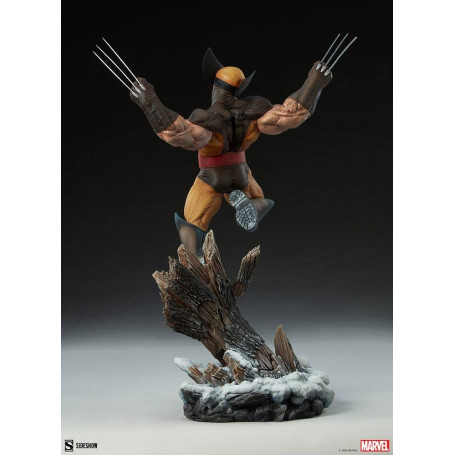 Sideshow Wolverine Brown Costume Premium Format