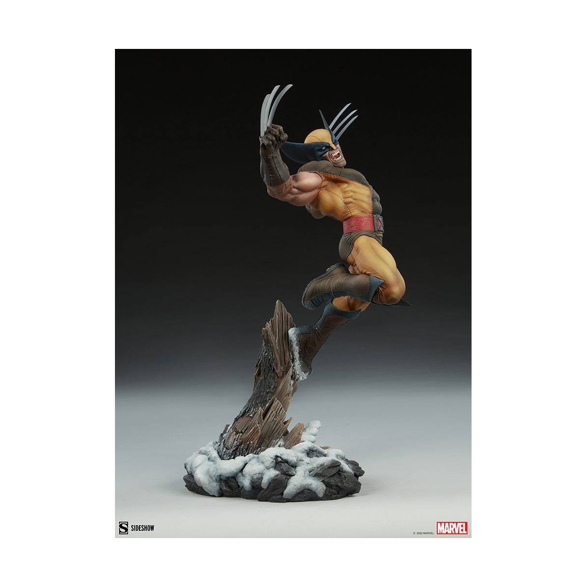 Sideshow Wolverine Brown Costume Premium Format