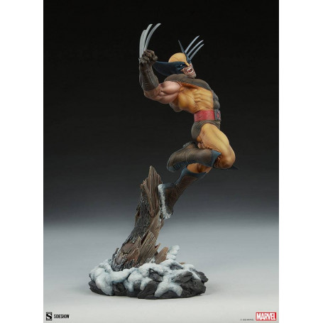 Sideshow Wolverine Brown Costume Premium Format