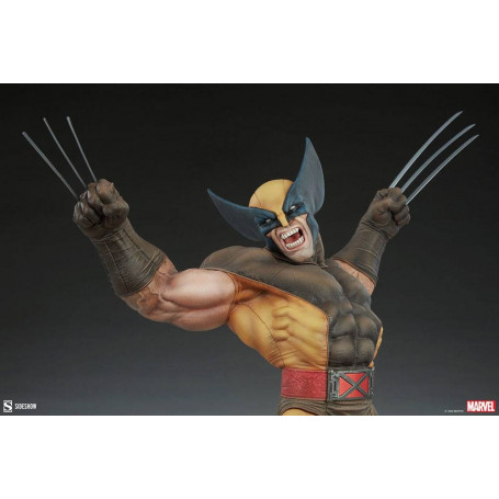 Sideshow Wolverine Brown Costume Premium Format