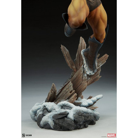 Sideshow Wolverine Brown Costume Premium Format