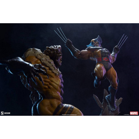 Sideshow Wolverine Brown Costume Premium Format