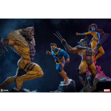 Sideshow Wolverine Brown Costume Premium Format