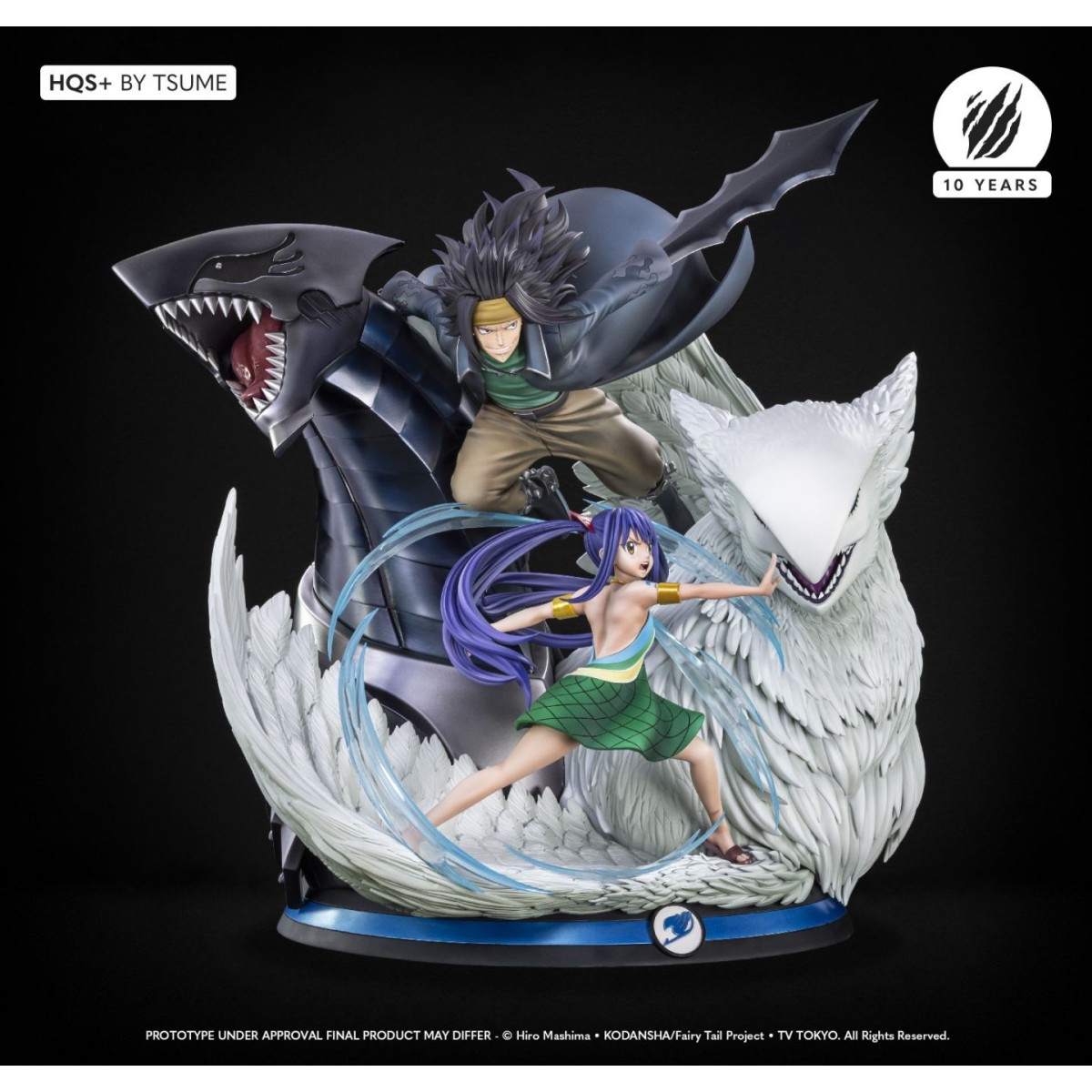 Tsume Statue Fairy Tail Gajeel & Wendy HQS+
