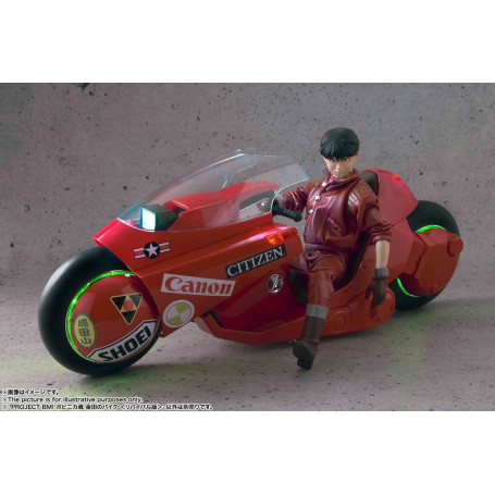 Bandai AKIRA - SOUL OF POPYNICA - KANEDA BIKE REVIVAL Ver. DIECAST
