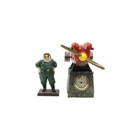 Porco Rosso - Seaplane Clock Savoia S.21 and Marco