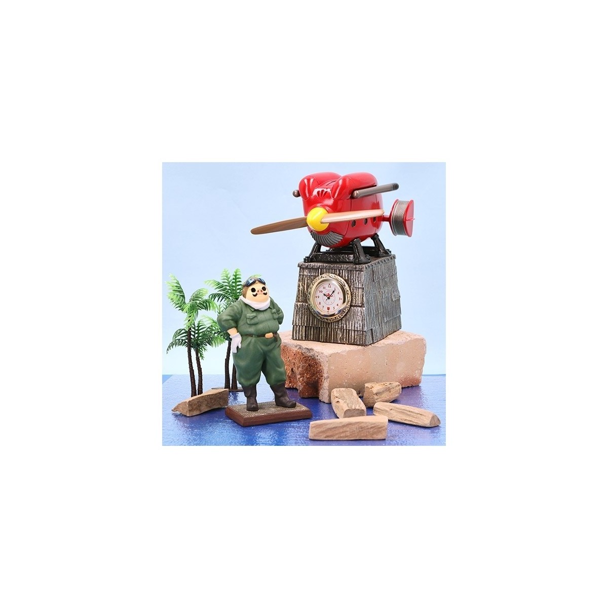Porco Rosso - Seaplane Clock Savoia S.21 and Marco