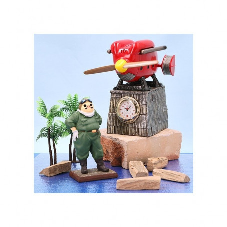 Porco Rosso - Seaplane Clock Savoia S.21 and Marco