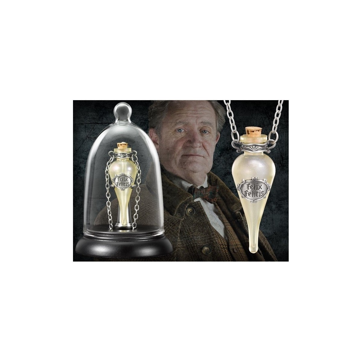  Noble Collection - Harry Potter - Felix felicis - pendant and stand