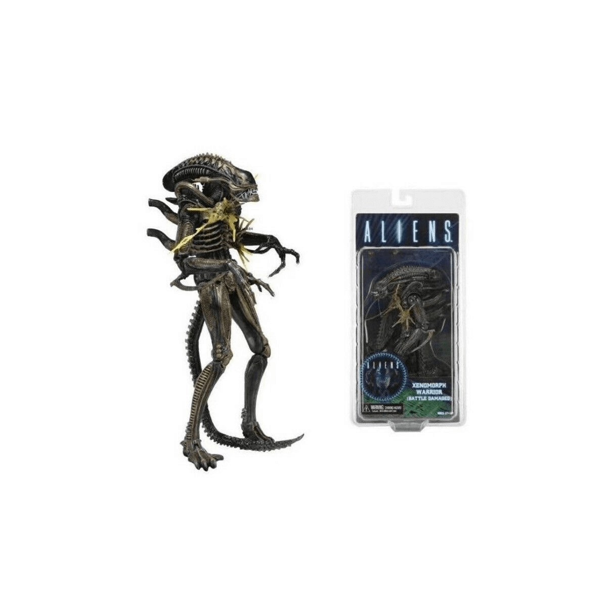 NECA ALIENS - Brown Xenomorph Warrior Battle Damaged Serie 12