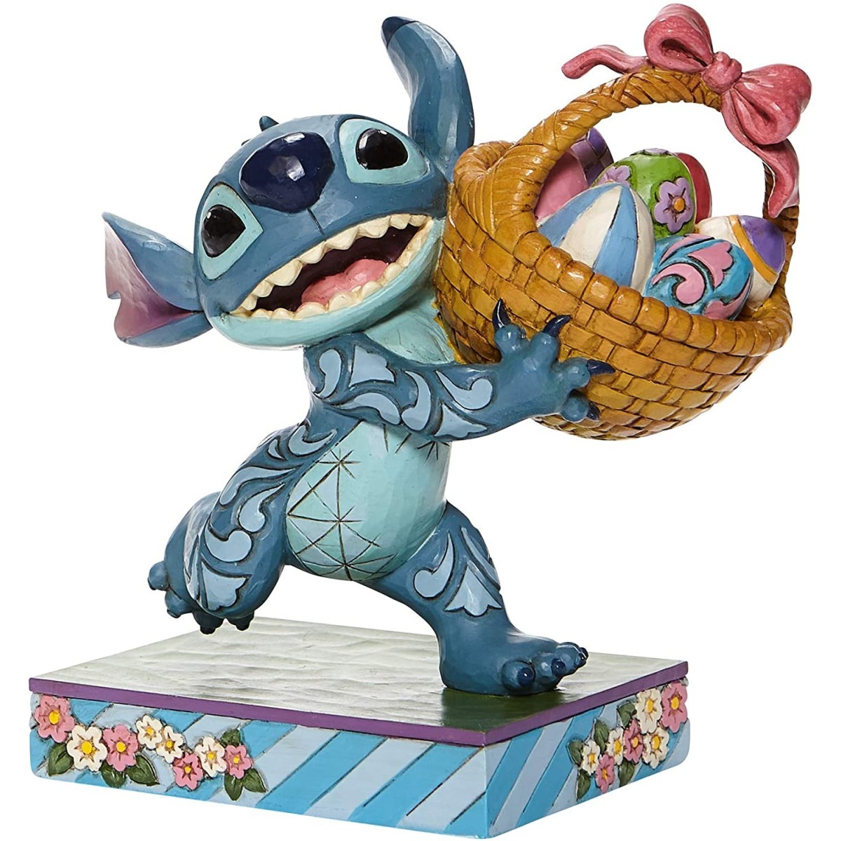 Disney Traditions Lilo and Stich - Stitch Running with Easter Basket
